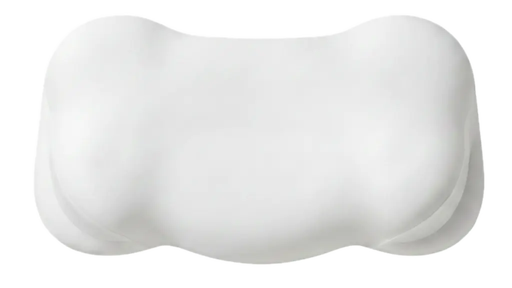 SORA Cloud ergonomic pillow — bone-shaped memory foam pillow with neck support design, transparent background