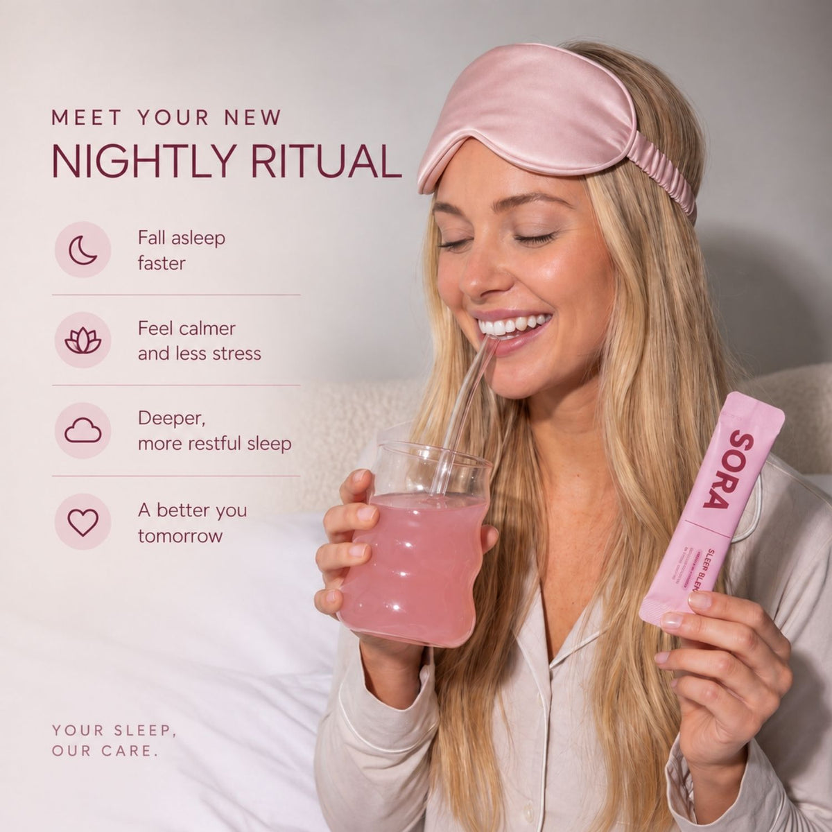 SORA Wild Strawberry Sleep Blend